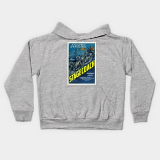 Stagecoach Movie Poster Kids Hoodie